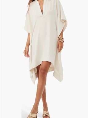 Trina Turk Cream Caftan Dress